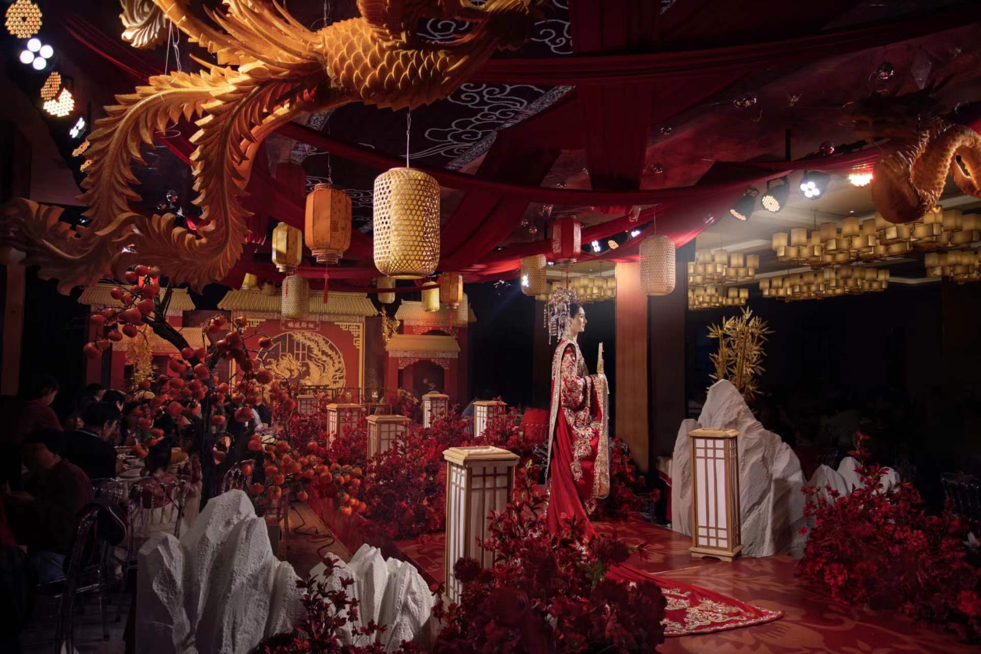 汝阳宴阳天中式婚礼现场
